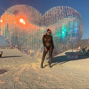 Sexy Bodysuit jumpsuit black with jewels